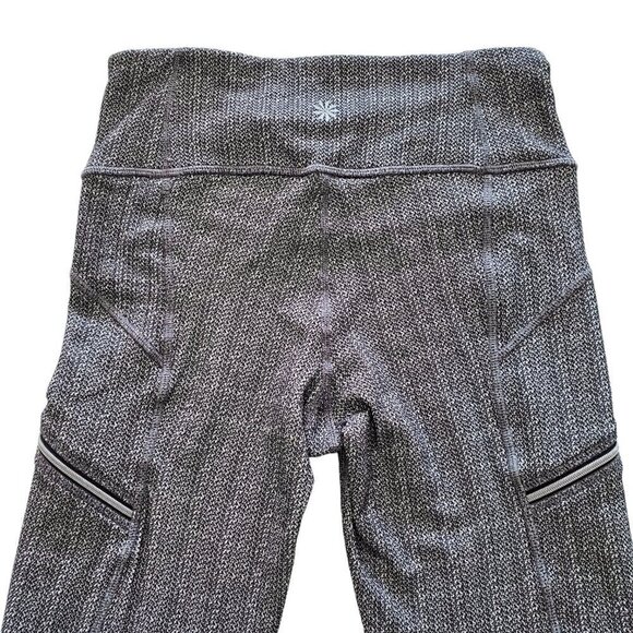 Athleta Static Drifter Capri Leggings Side Zip Leg Pockets Athleisure Size XS - Picture 5 of 15